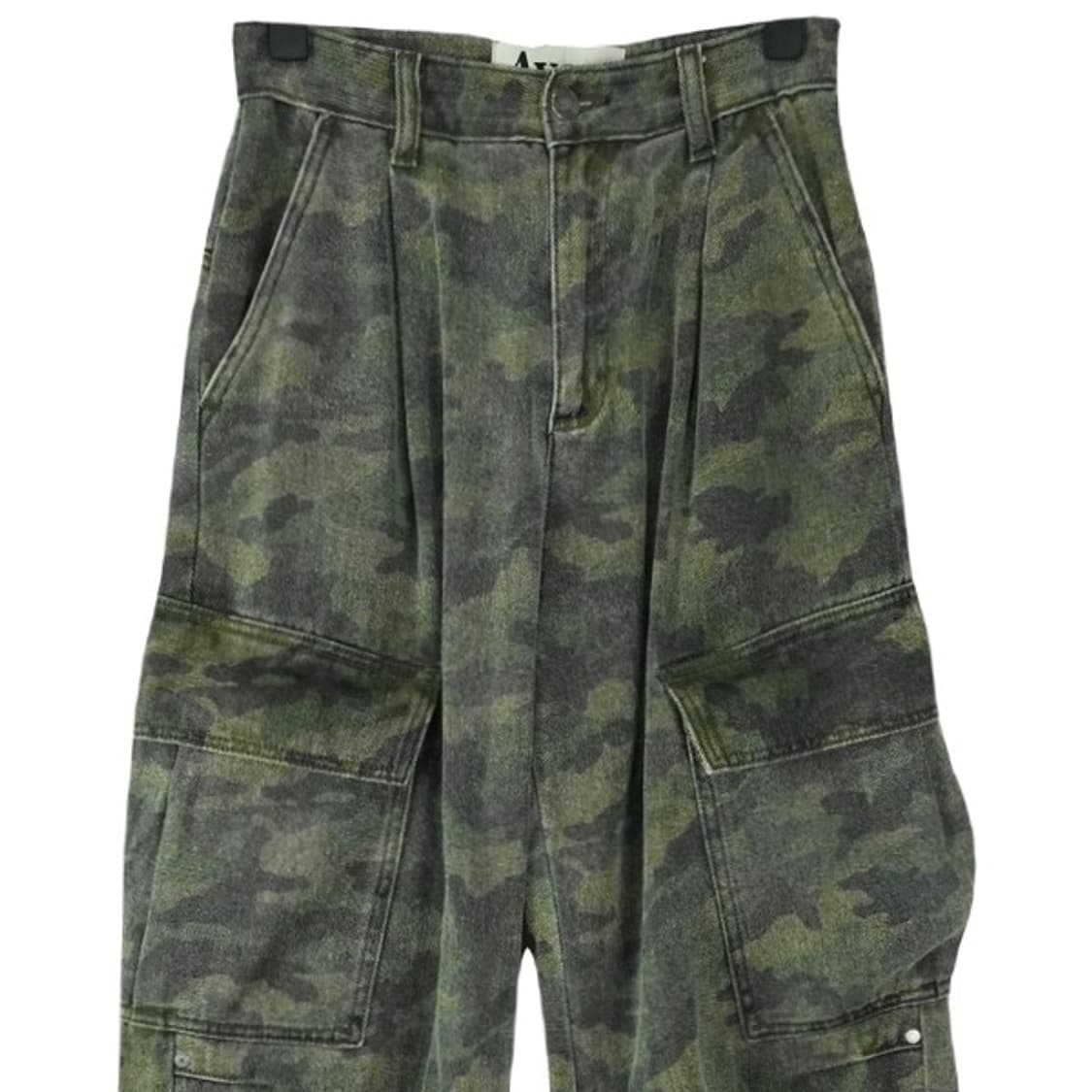 [어반드레스] 카모 패턴 와이드 카고 팬츠 M19214 상품이미지4