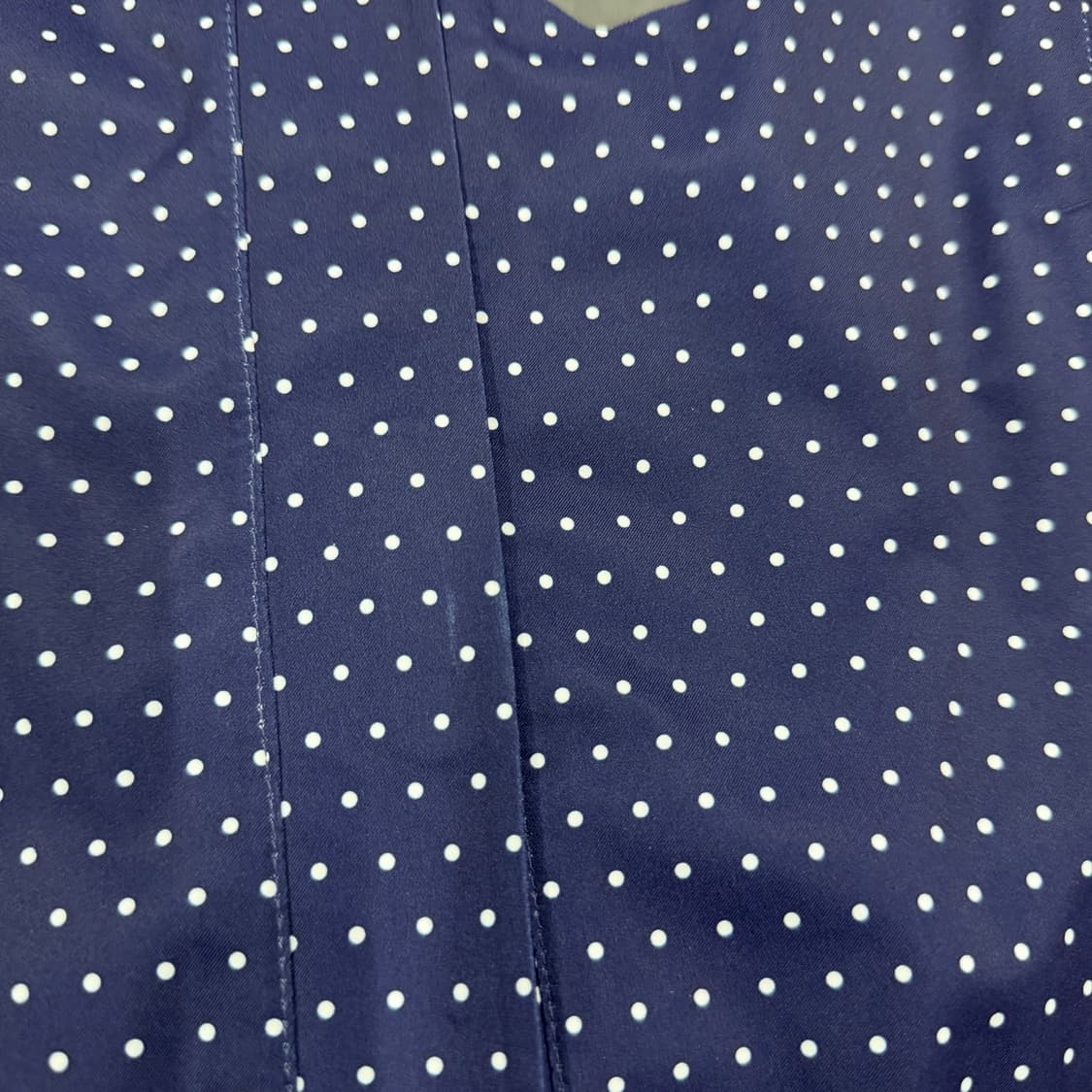 컬럼비아 빈티지 모리걸 도트 땡땡이 바람막이 자켓 네이비 M 상품이미지7