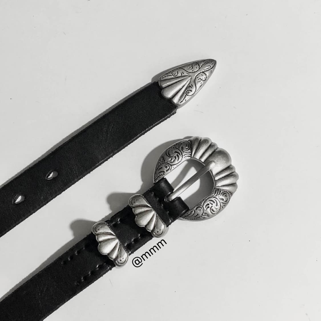 [Unisex] 토닉 웨스턴 이태리 가죽 벨트 상품이미지4