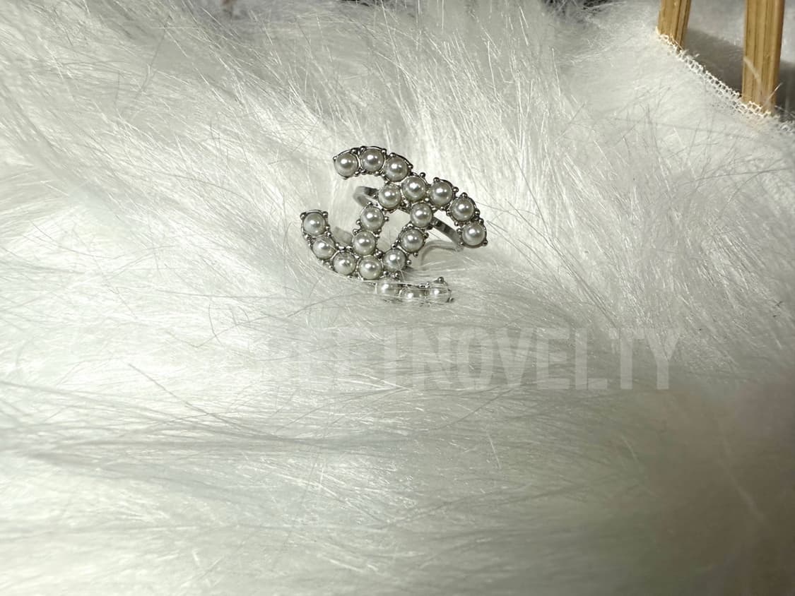 샤넬 진주 반지 실버 상품이미지2