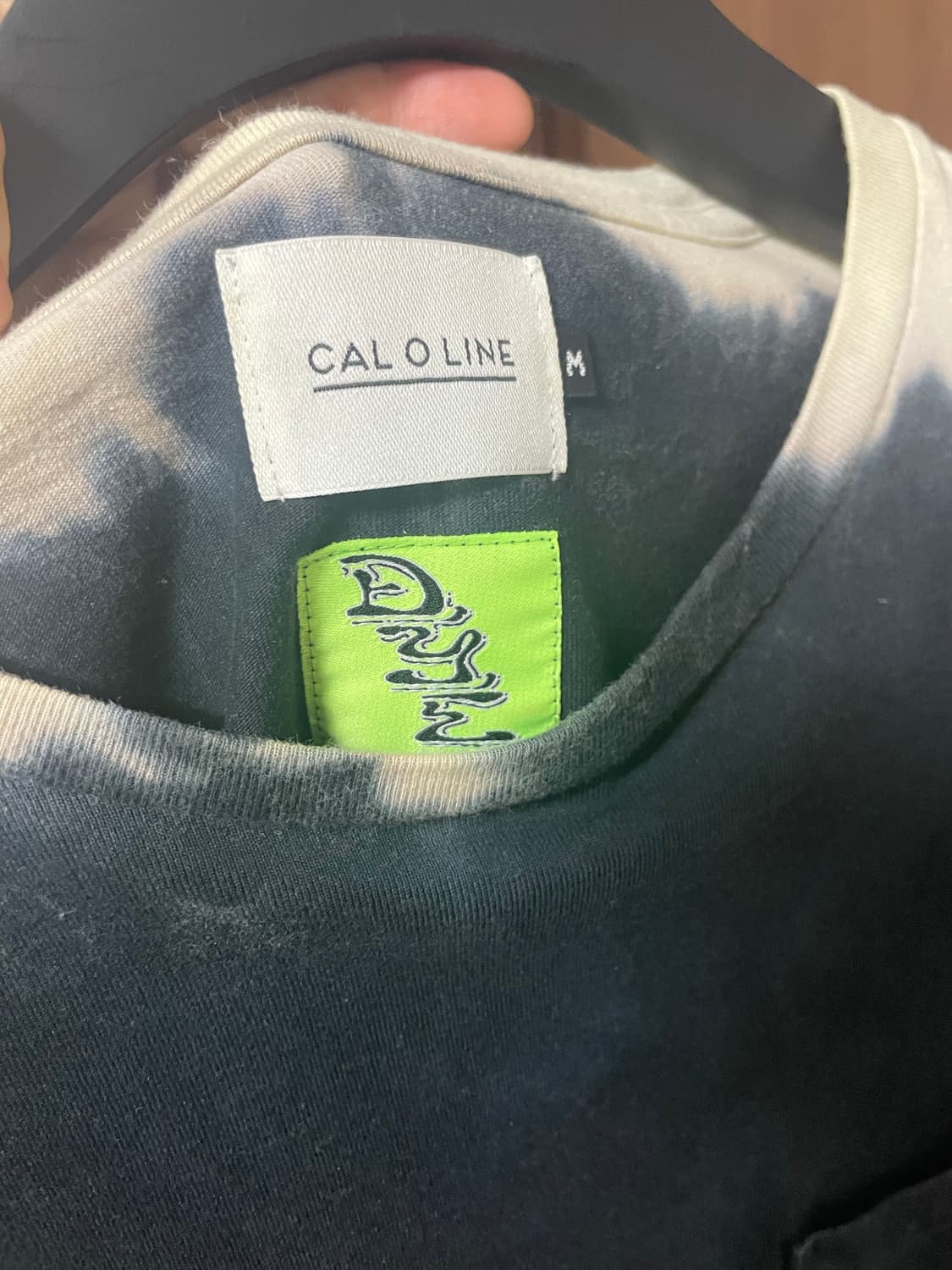 Cal o line 칼오라인 숄더타이다이 라운드티 상품이미지3