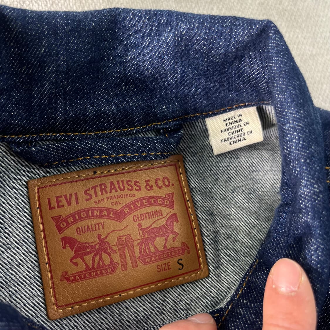 W 95 리바이스 제팬 3세대 데님 트러커 자켓 상품이미지3