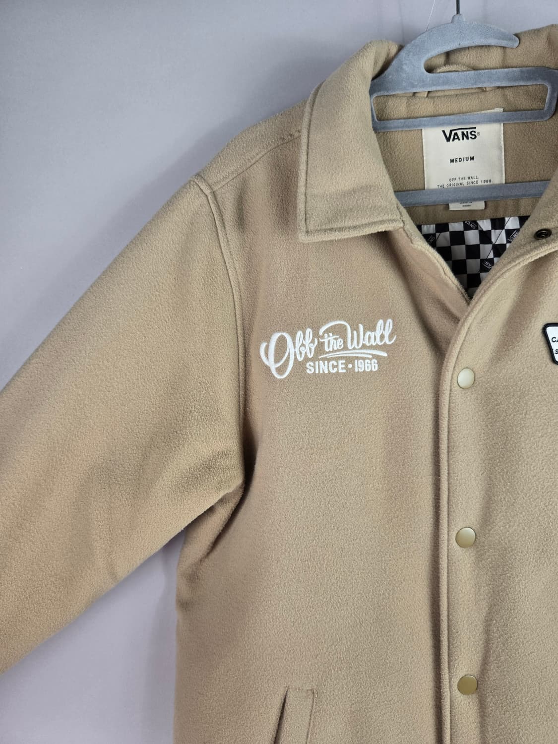 [무료배송]반스 M 남성 안감 누빔 코치 자켓 상품이미지3