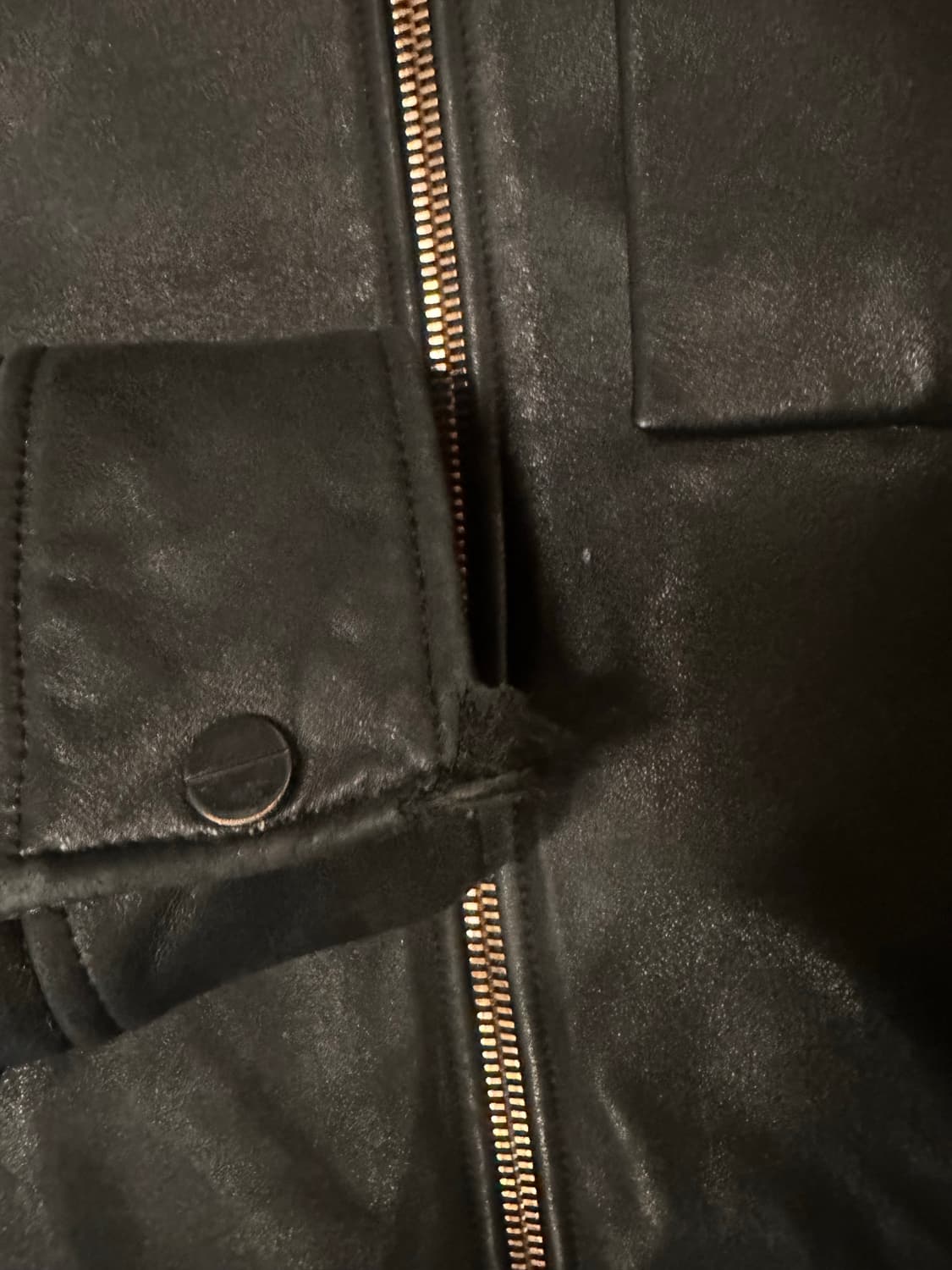 우영미 명작 21fw 오버핏 양가죽 자켓 46사이즈 상품이미지2