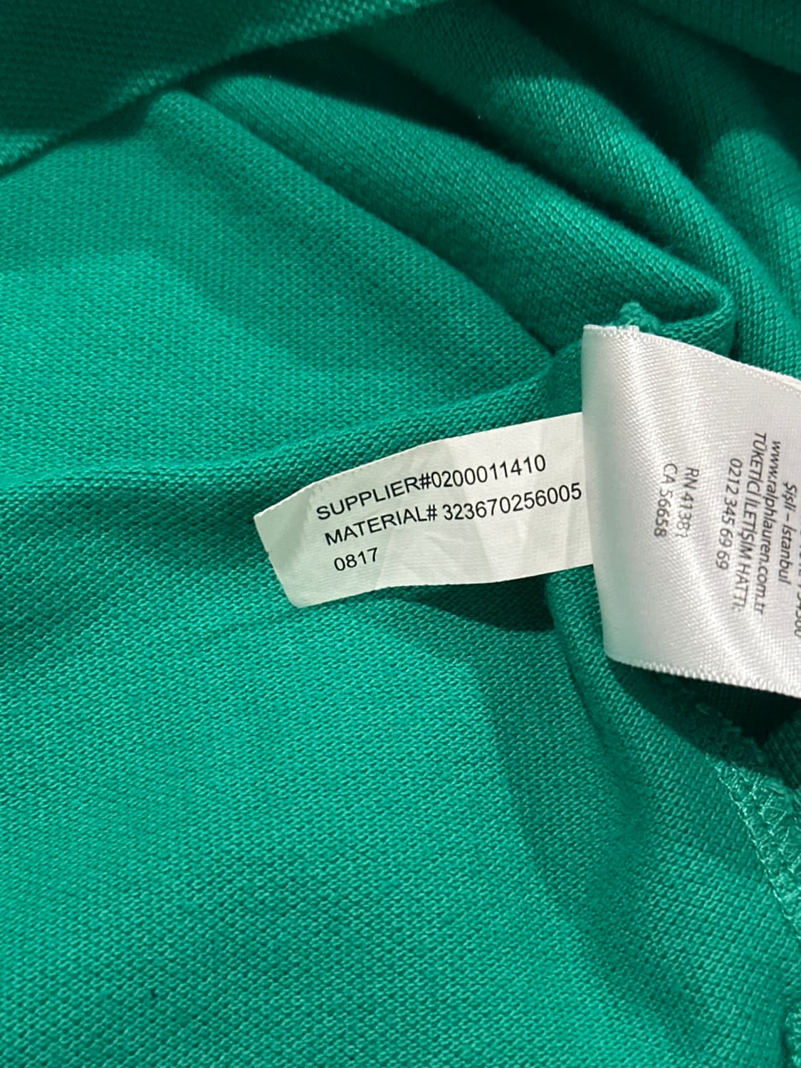 폴로 랄프로렌 긴팔 카라티 그린 상품이미지4