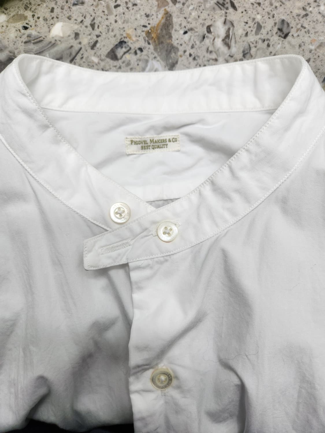 피그벨 phigvel 밴드카라셔츠 100 상품이미지2