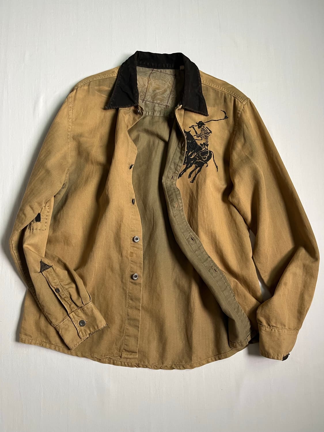 Vintage Remake Linen Blended Shirt 상품이미지2