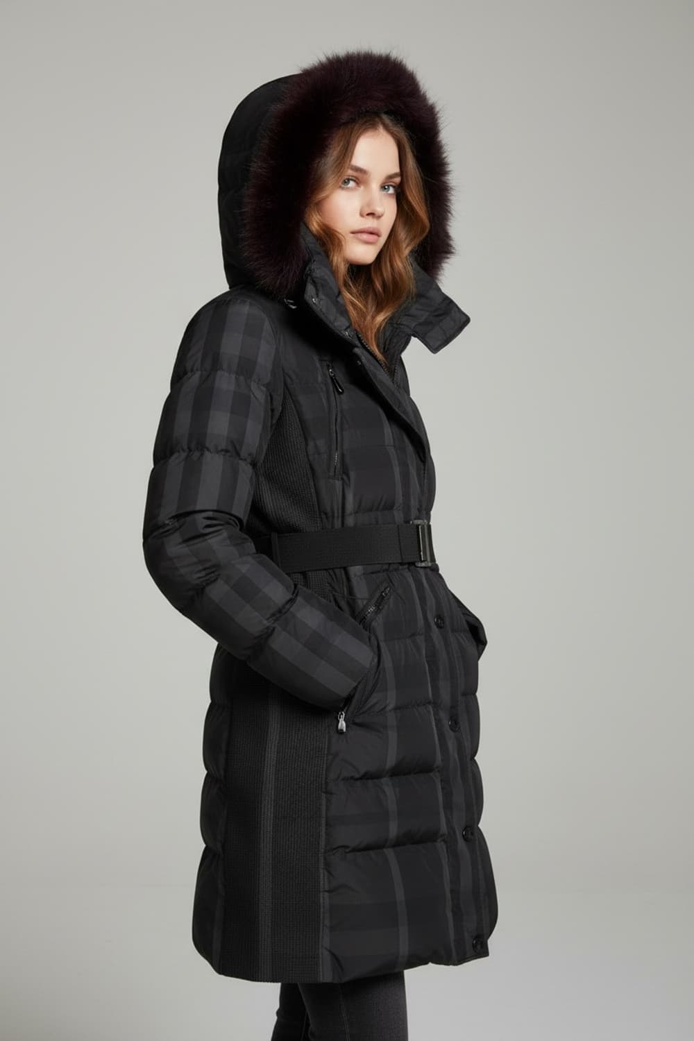 버버리 아비데일 폭스퍼 롱패딩(S/55) 상품이미지2