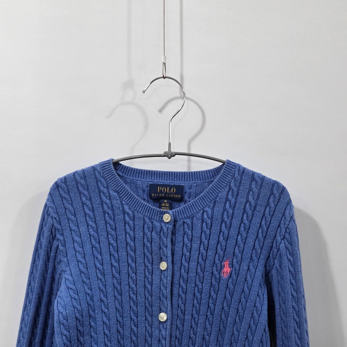 폴로랄프로렌 키즈 케이블 니트 가디건 M/8/10 상품이미지2