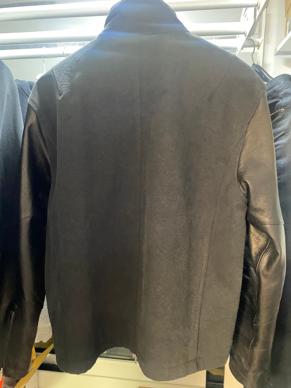 CORE:13 WASHED LEATHER JACKET (BLACK) 상품이미지3