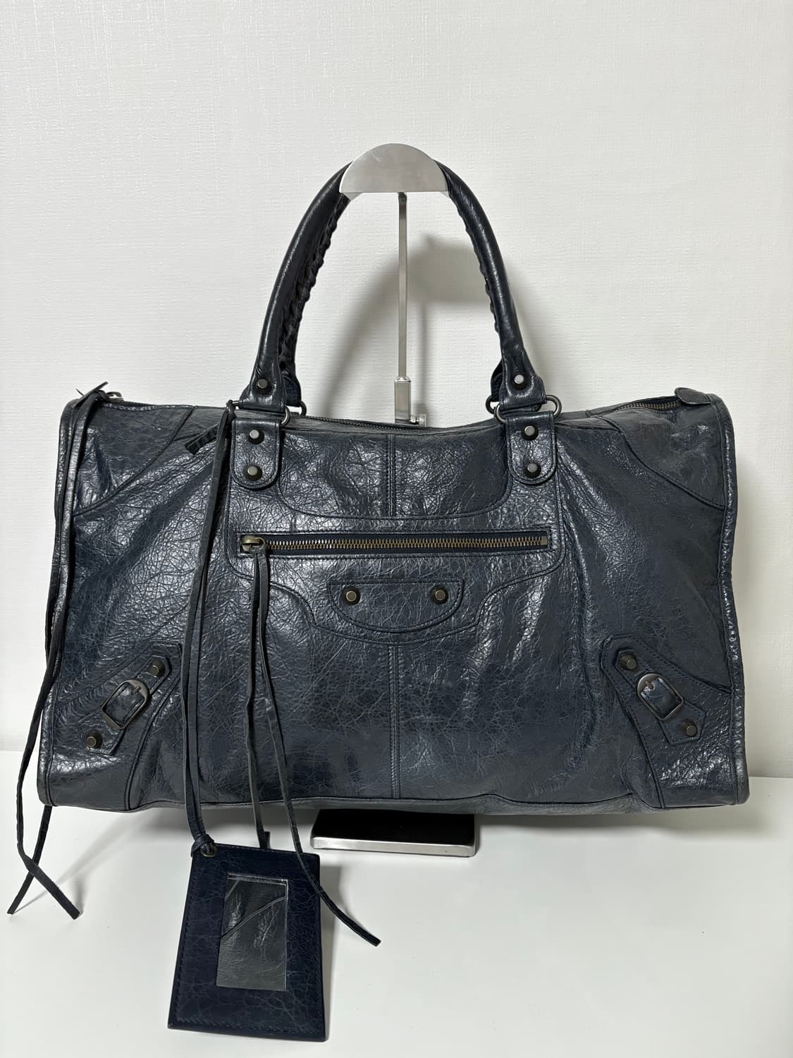 발렌시아가 워크 모터백 다크네이비 상품이미지1