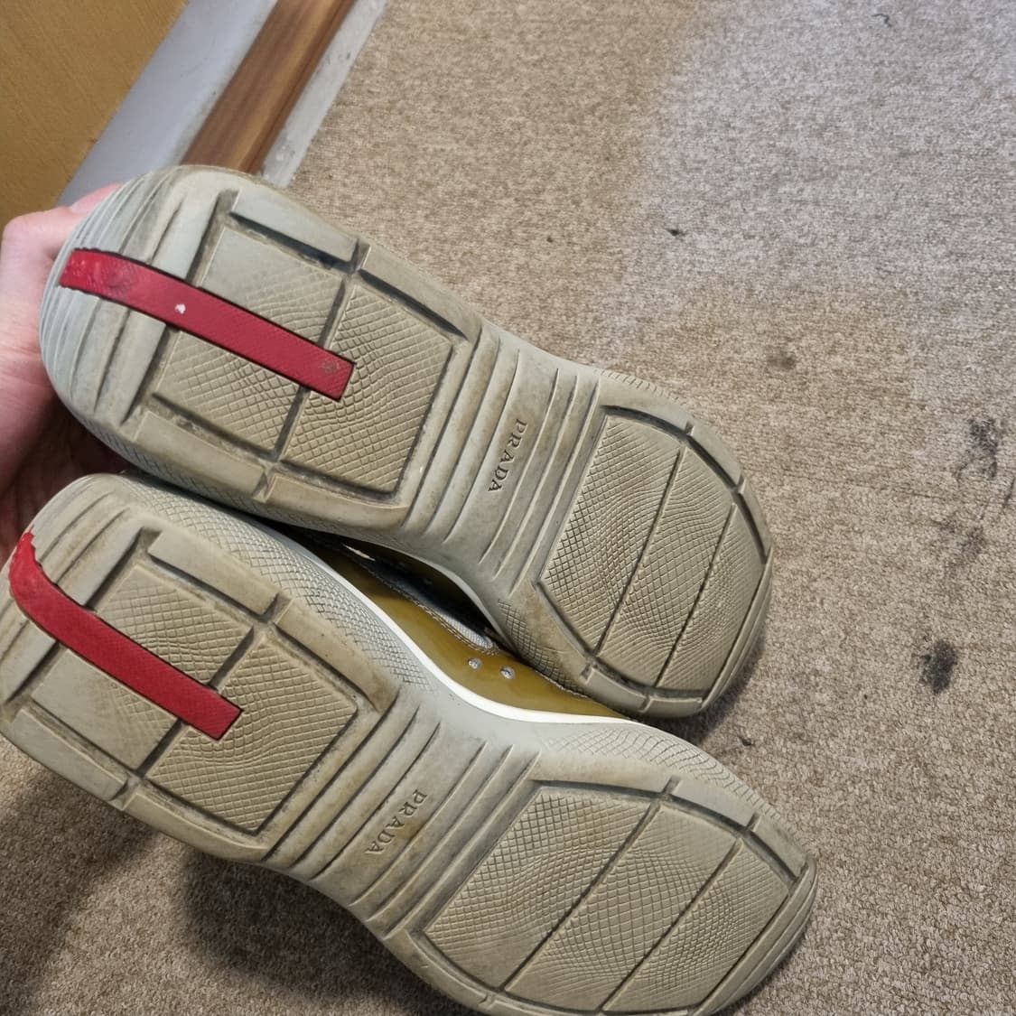 프라다 아메리칸컵 그린 카키 uk8 상품이미지5