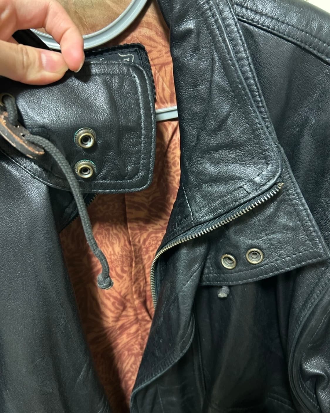 빈티지 양가죽 봄버자켓점퍼(재판매) 상품이미지3