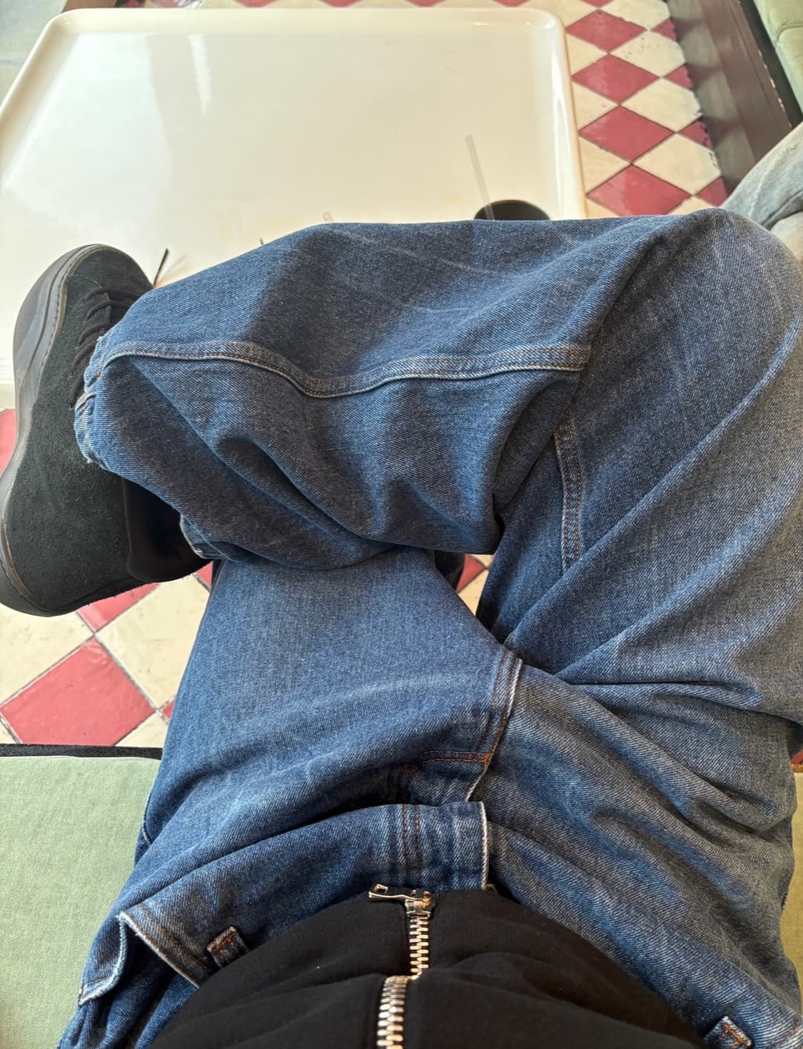 아미 배기핏 데님진 상품이미지6