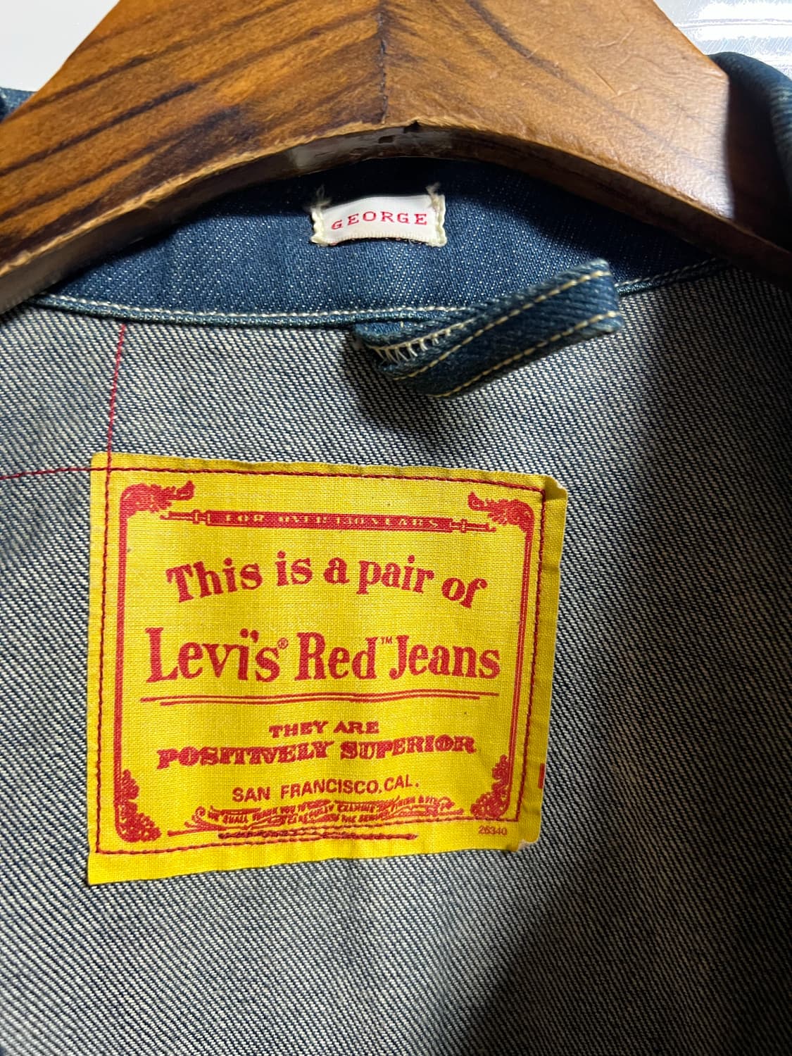 리바이스 레드 컬렉션 데님 포켓 자켓 상품이미지4