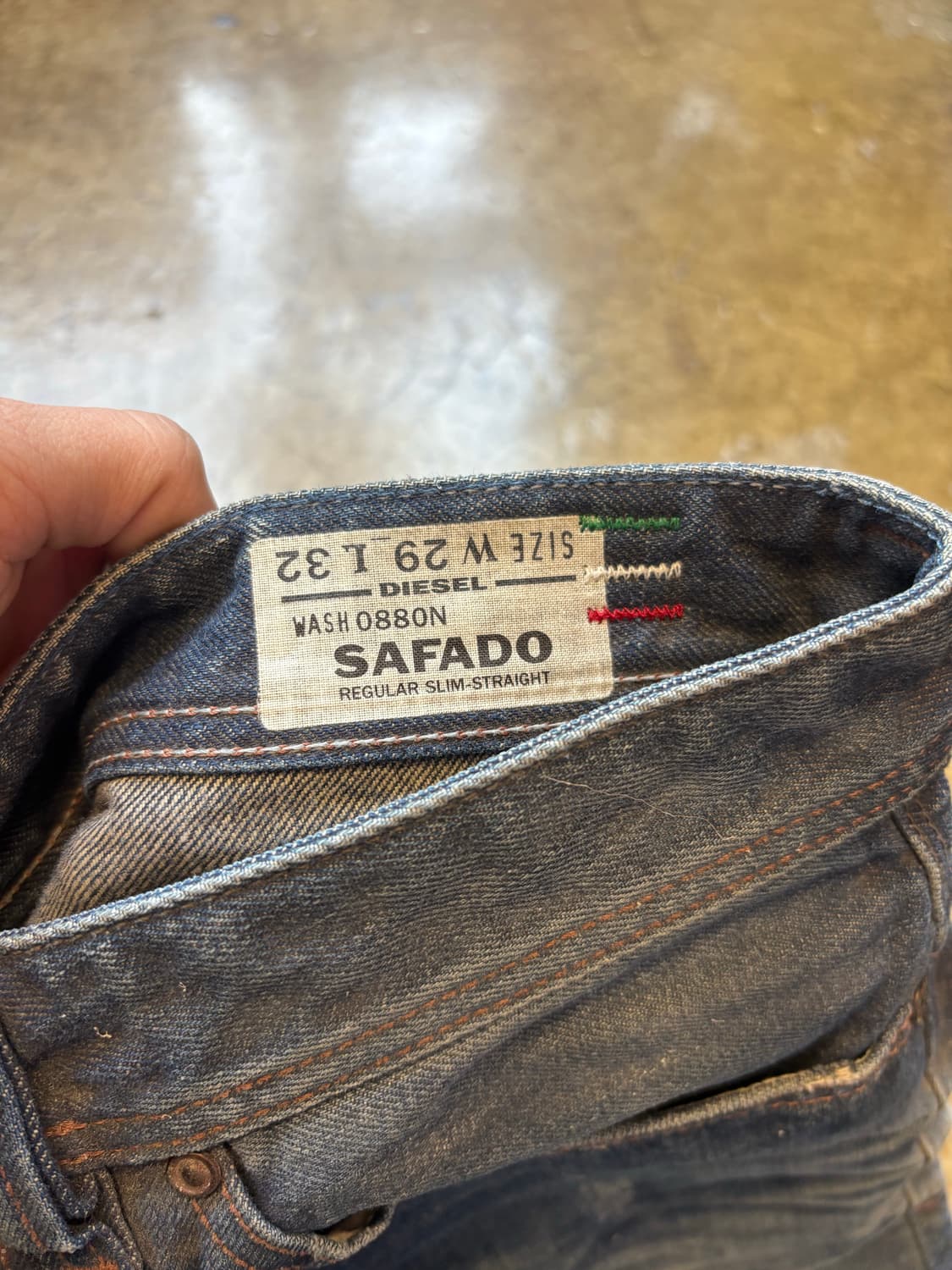 Diesel 이태리 생산 데님 상품이미지4