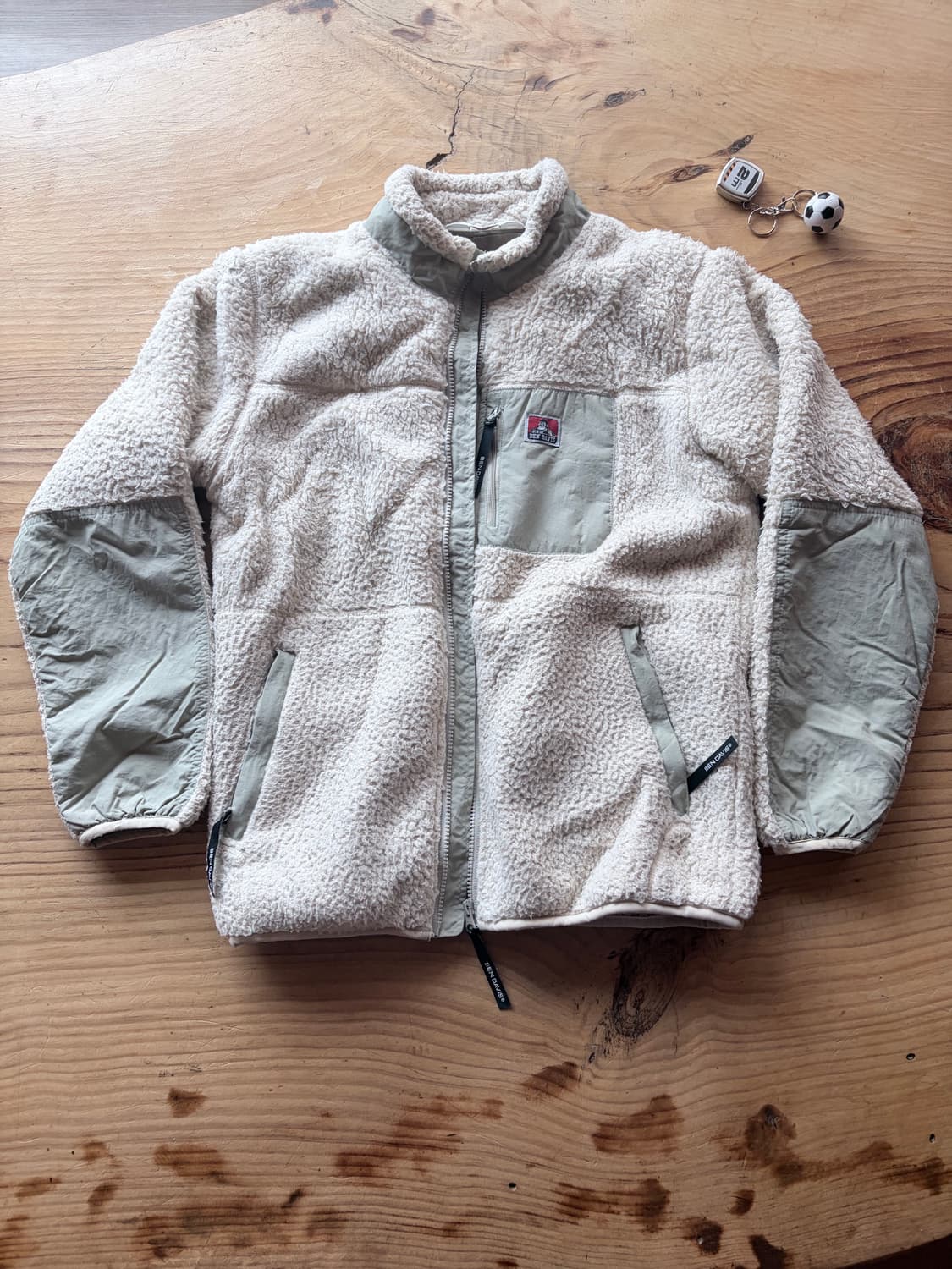 벤데이비스 그레이 베이지 플리스 상품이미지1