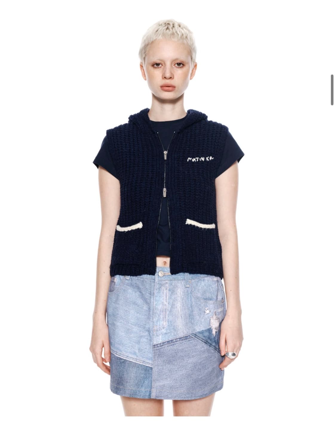 마뗑킴 니트조끼 상품이미지4