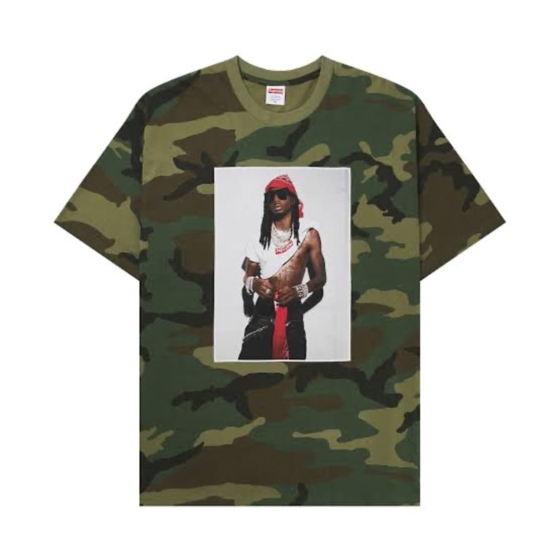 [L, XL] 슈프림 카티 반팔 카모, 레드 상품이미지1