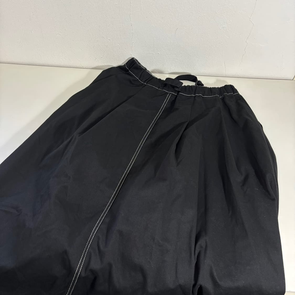 우먼L-XL 니코앤드 블랙 A라인벌룬핏 면 롱스커트 상품이미지3
