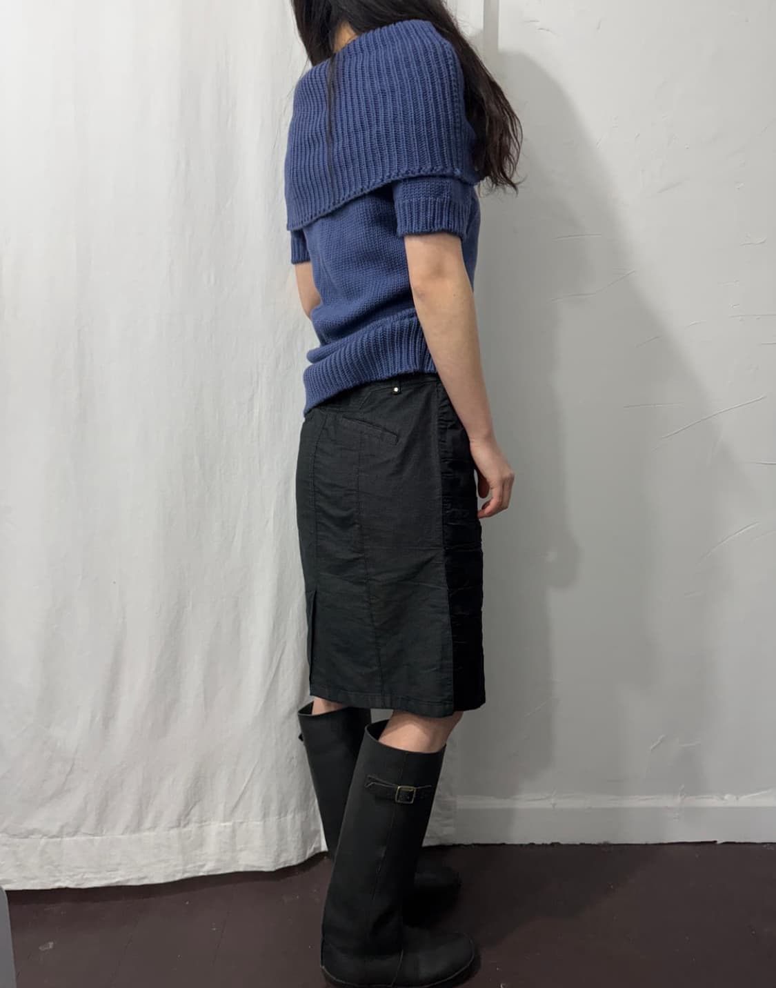 Theory off shoulder knit top 상품이미지3