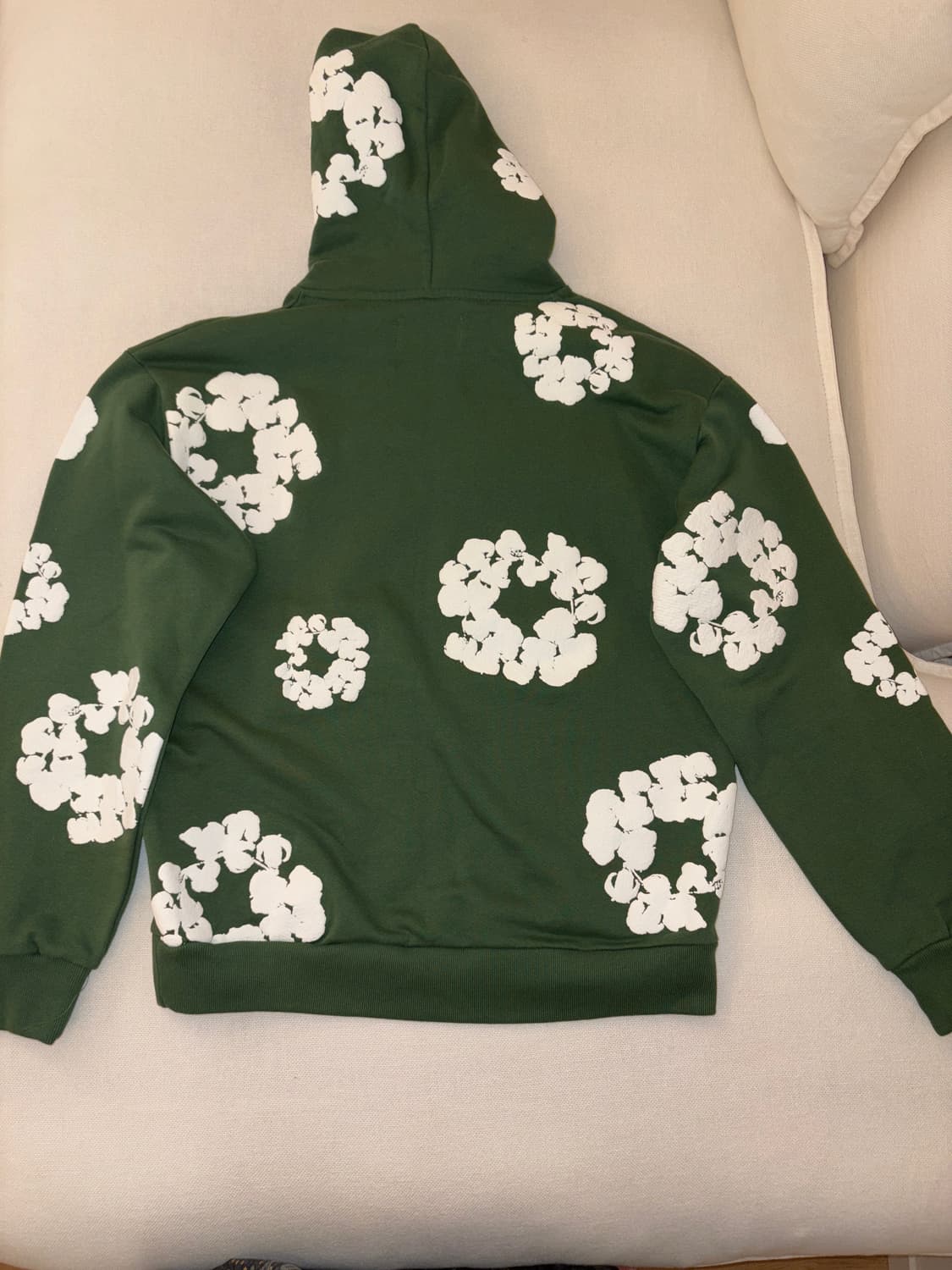 데님티어스 후드티 그린 M 사이즈 상품이미지2