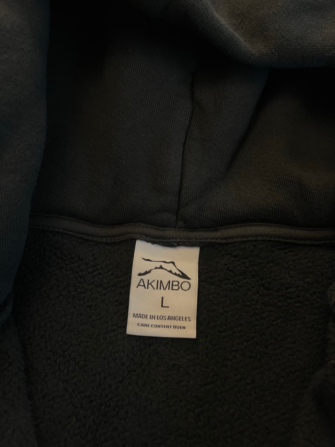 아킴보 클럽 뉴욕 후드집업 블랙 L akimbo club 상품이미지3