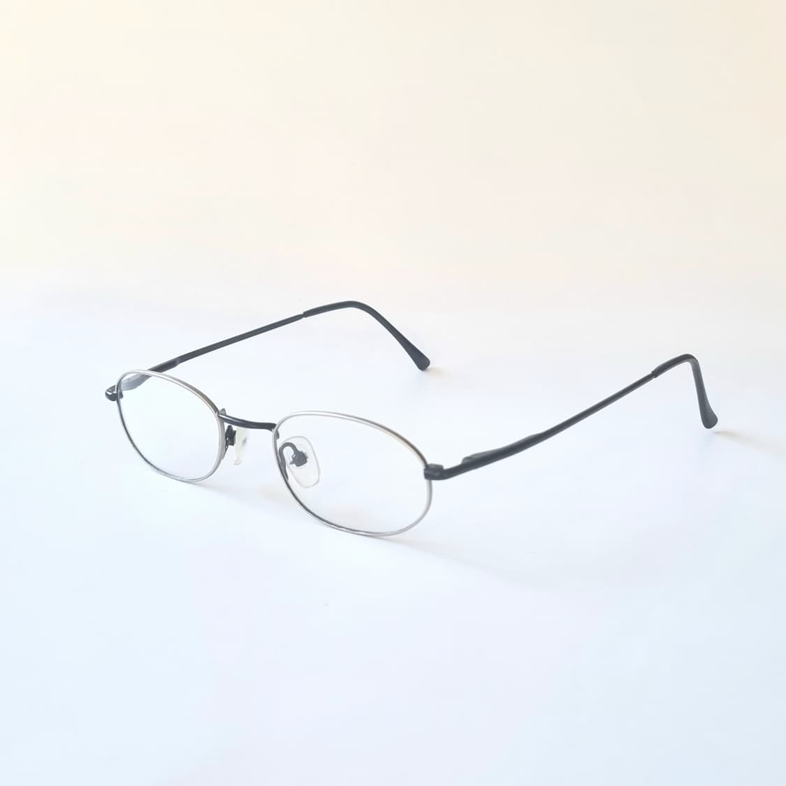 빈티지 레트로 오벌 블랙 &실버 안경테 430 상품이미지6