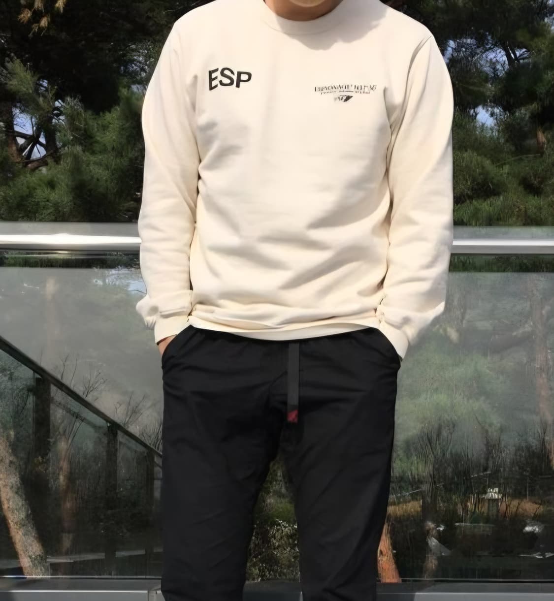 에스피오나지 피그먼트 스웻셔츠 XL  상품이미지8