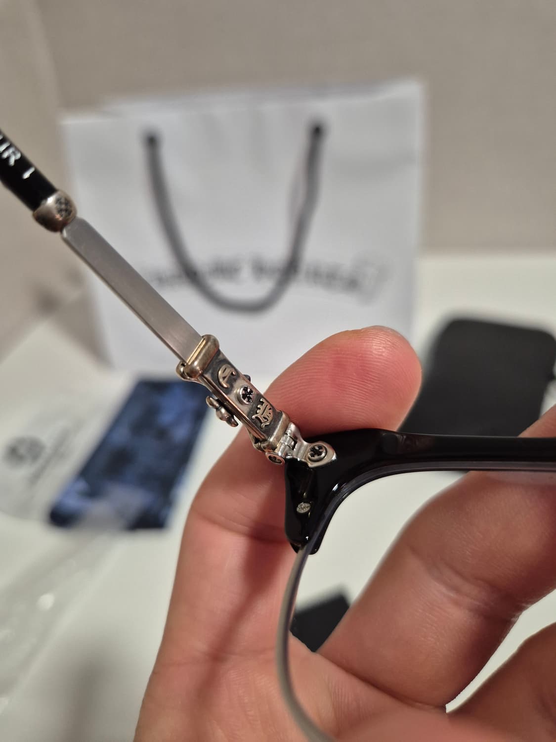 크롬하츠 보넨노이슈어1 블랙/실버 (새상품) 상품이미지7