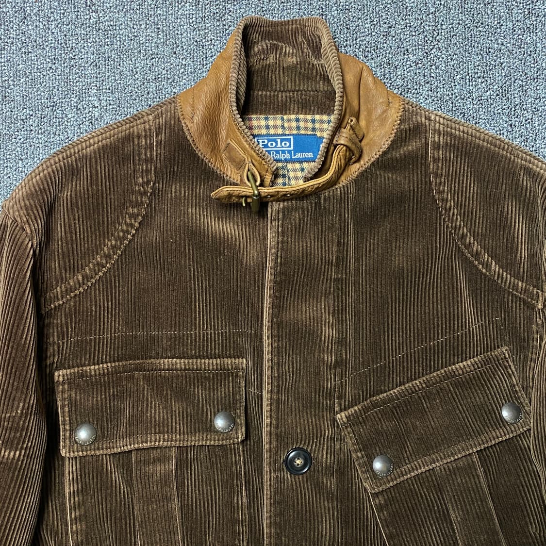 폴로 랄프로렌 코듀로이 벨티드 사파리 자켓 (브라운) 상품이미지3