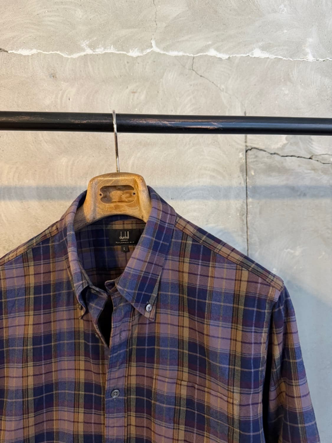 던힐 테일러드핏 버튼다운 셔츠 100-105 상품이미지3