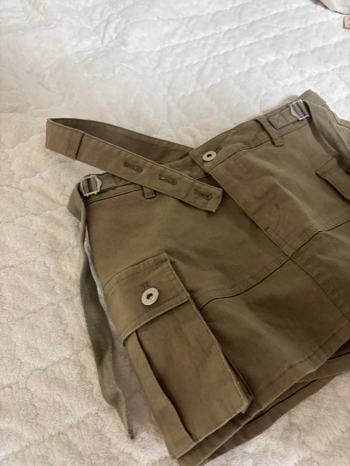 페인오어플레저 NIX mini skirt khaki s 상품이미지3