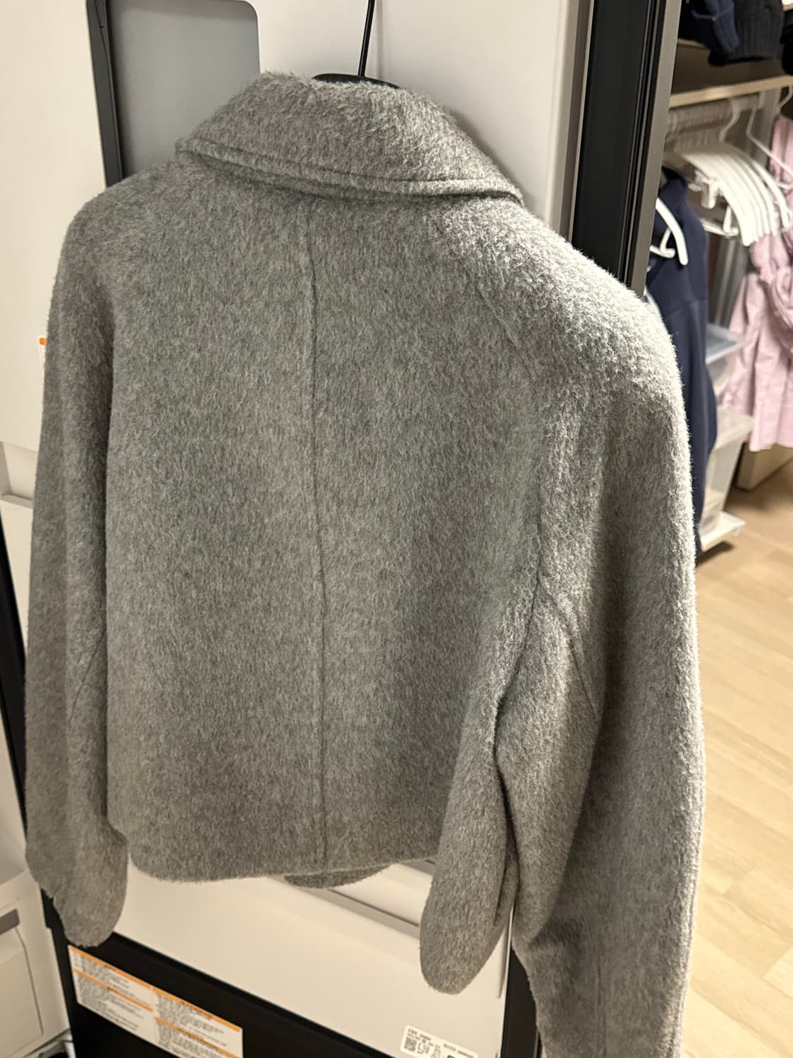 트리밍버드 트라움 숏 집업 그레이 상품이미지3