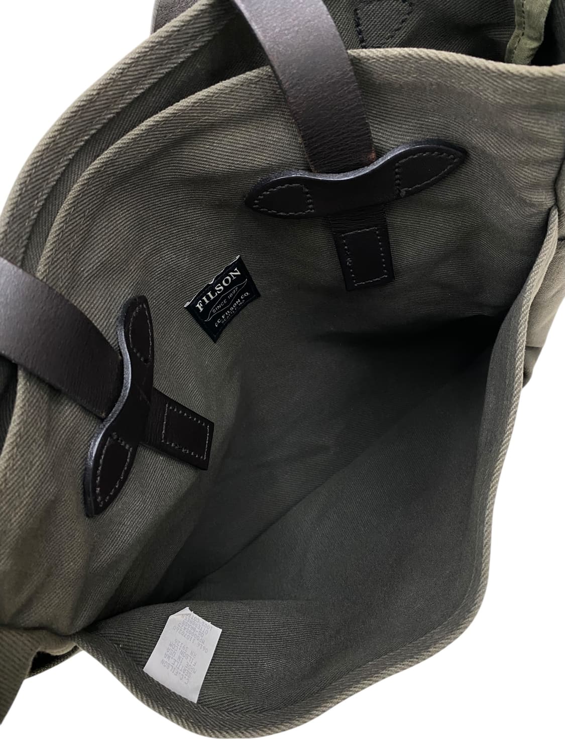 필슨 캔버스 260 카키 숄더백 상품이미지4