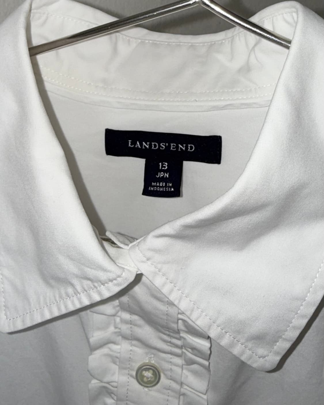 Lands end 프릴 셔츠 상품이미지4