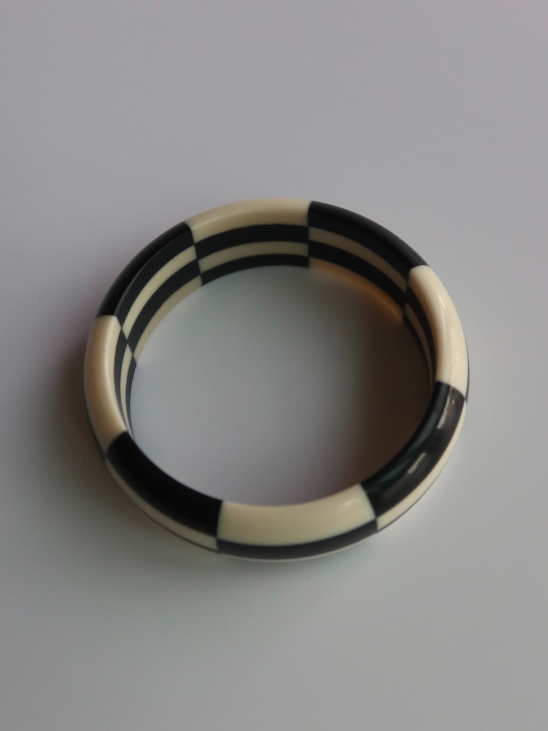 black white check bangle 상품이미지5
