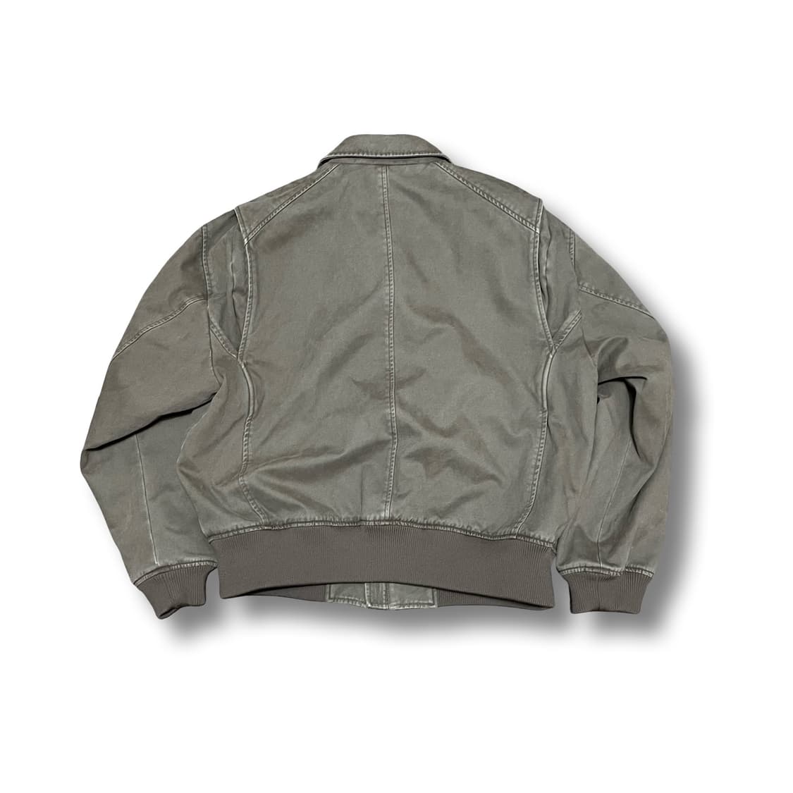 [3] 파브레가 빈티지 카키 MA-1 투웨이 봄버 자켓 상품이미지5