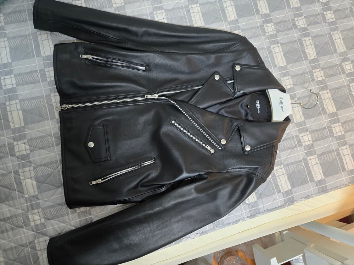 도프제이슨 램스킨 라이더 자켓 M 상품이미지4