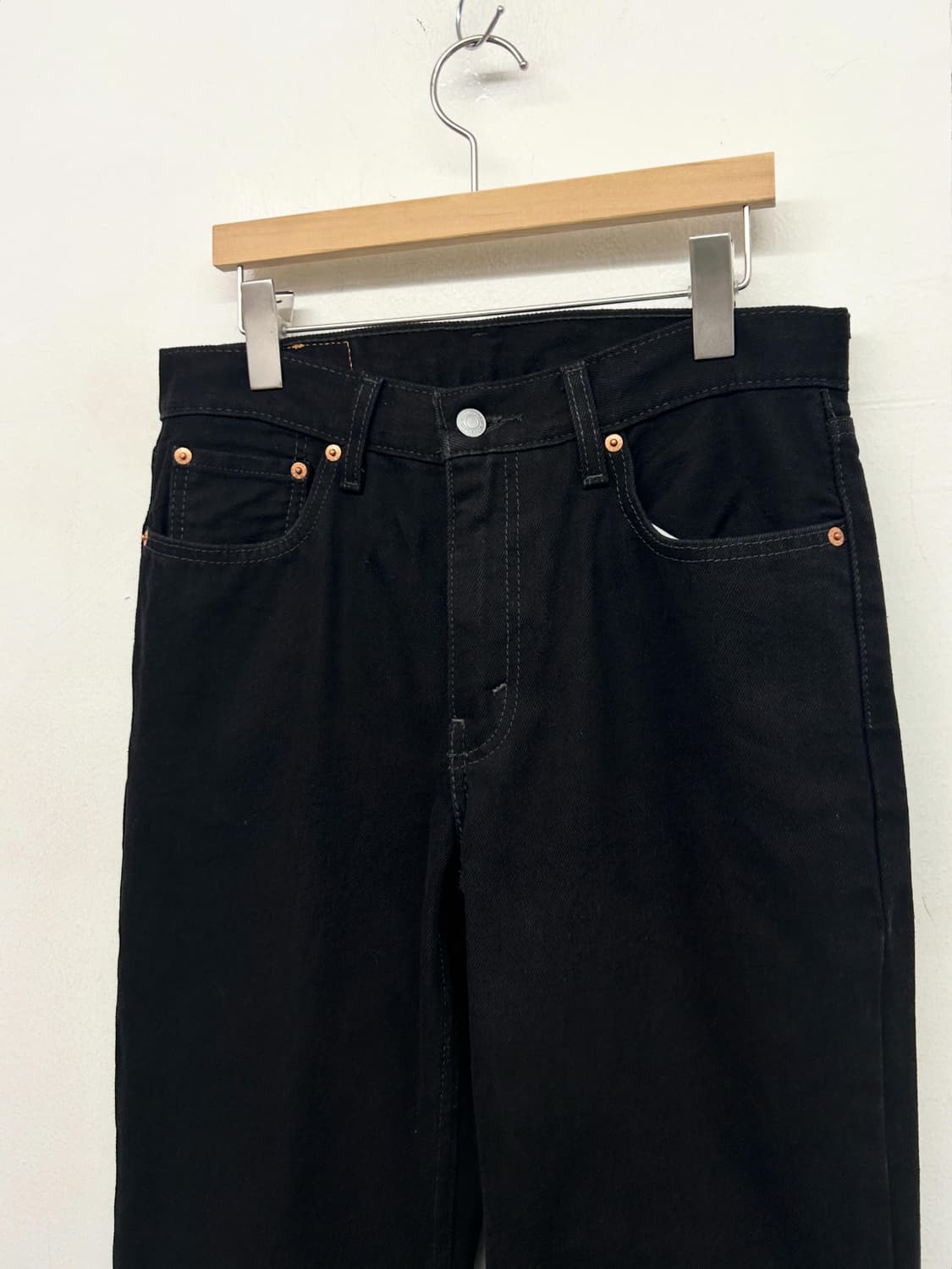 리바이스 550 블랙진 블랙데님 상품이미지4