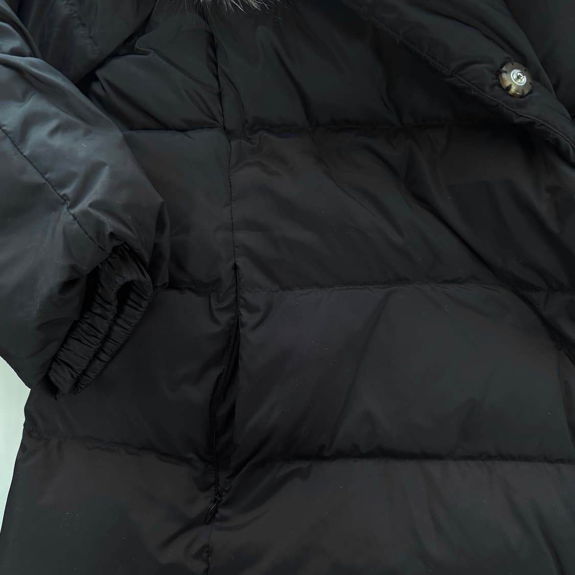 르베이지 폭스 퍼 구스 롱 패딩 상품이미지6