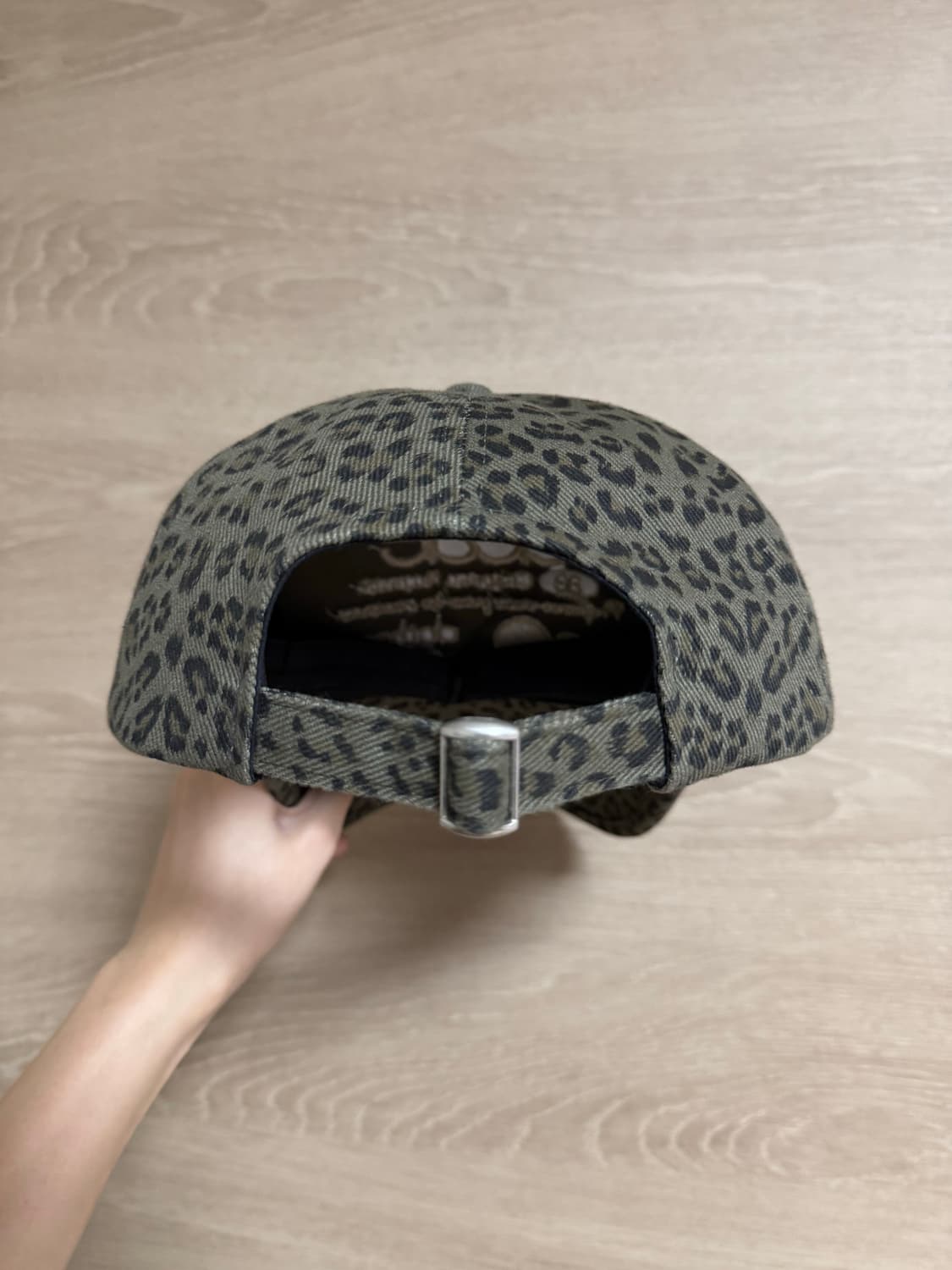 aeae 에이이에이이 레오파드 모자 캡 카키 상품이미지3