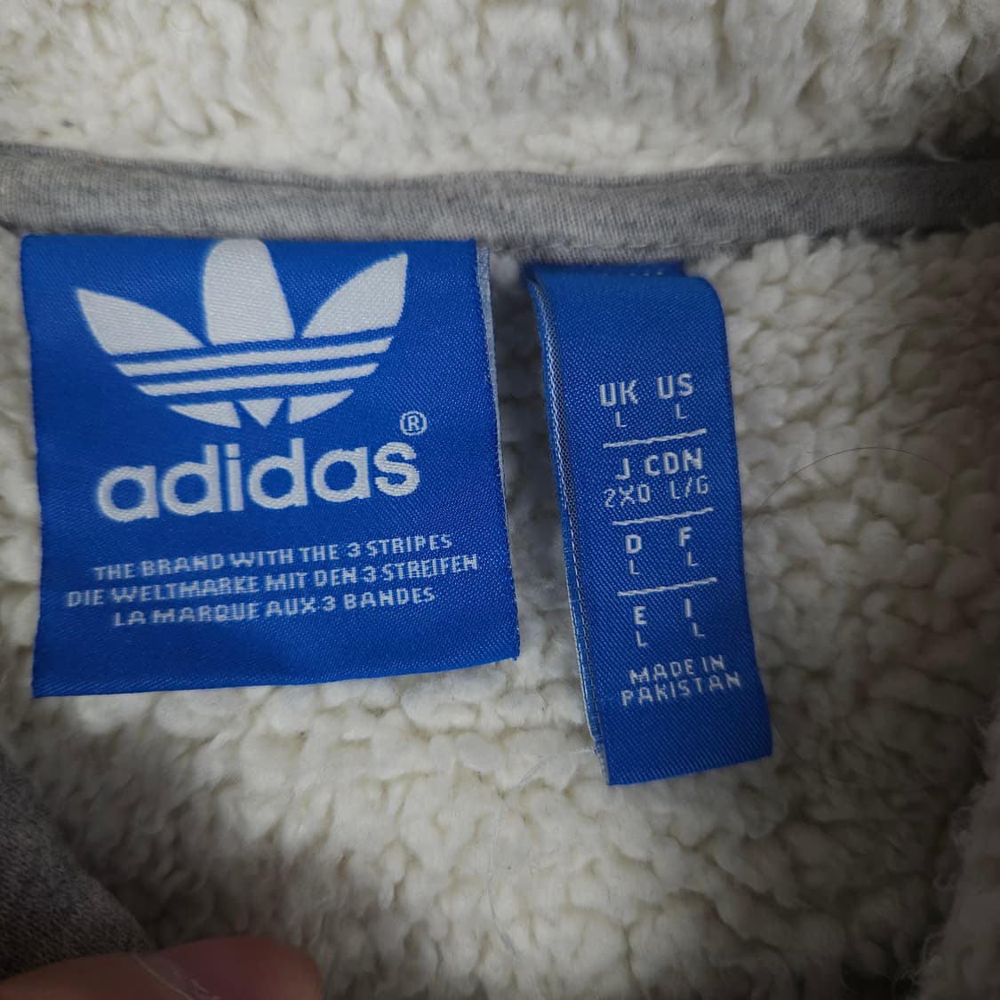 아디다스 파이어버드 양털 후드집업  상품이미지4