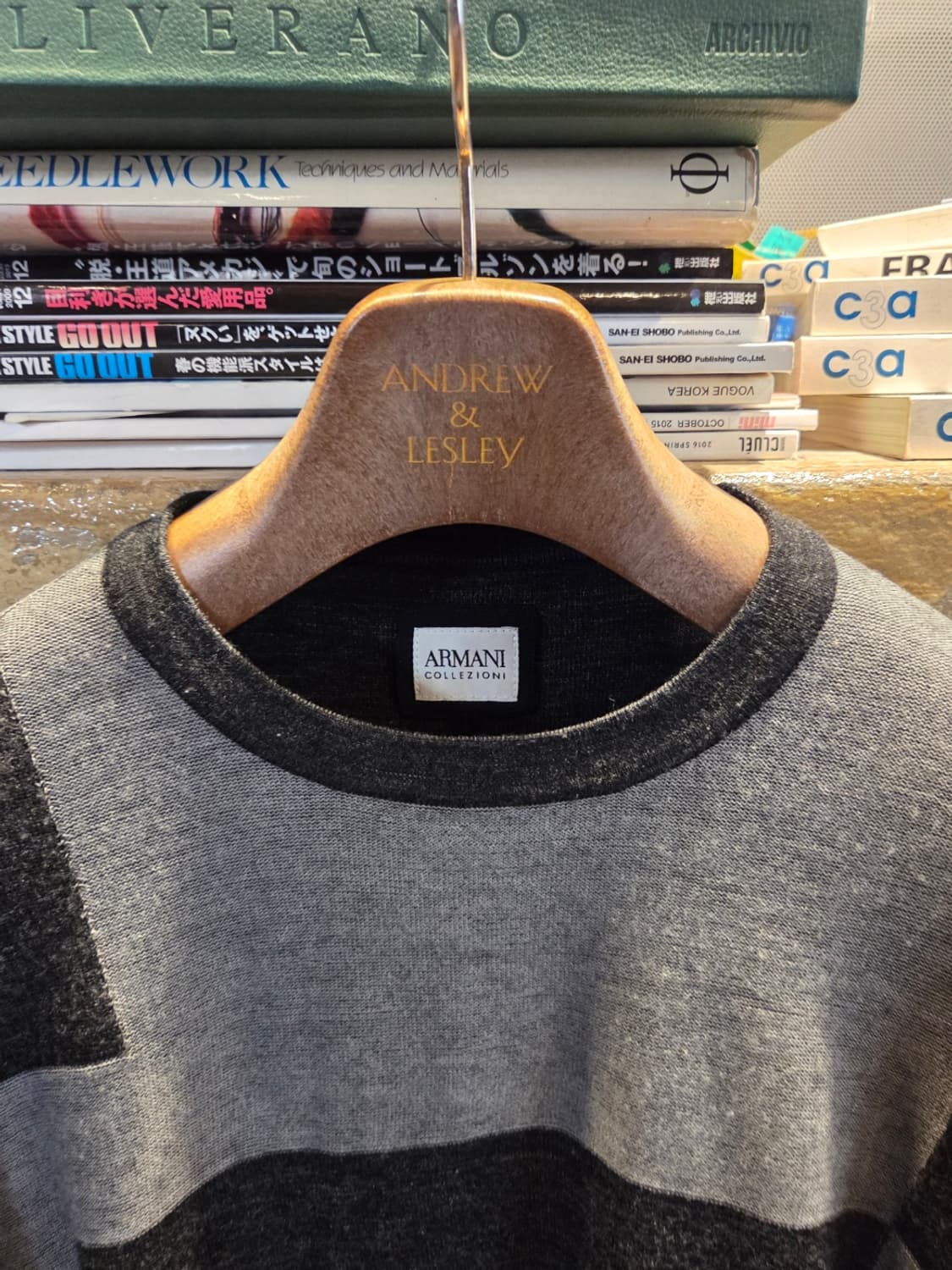 아르마니 꼴레지오니 니트 상품이미지3