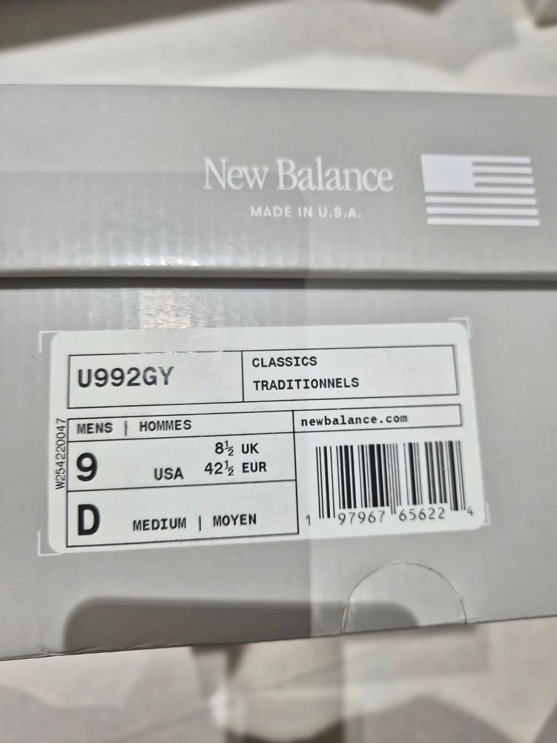 뉴발란스 u992gy 270 새상품 상품이미지2