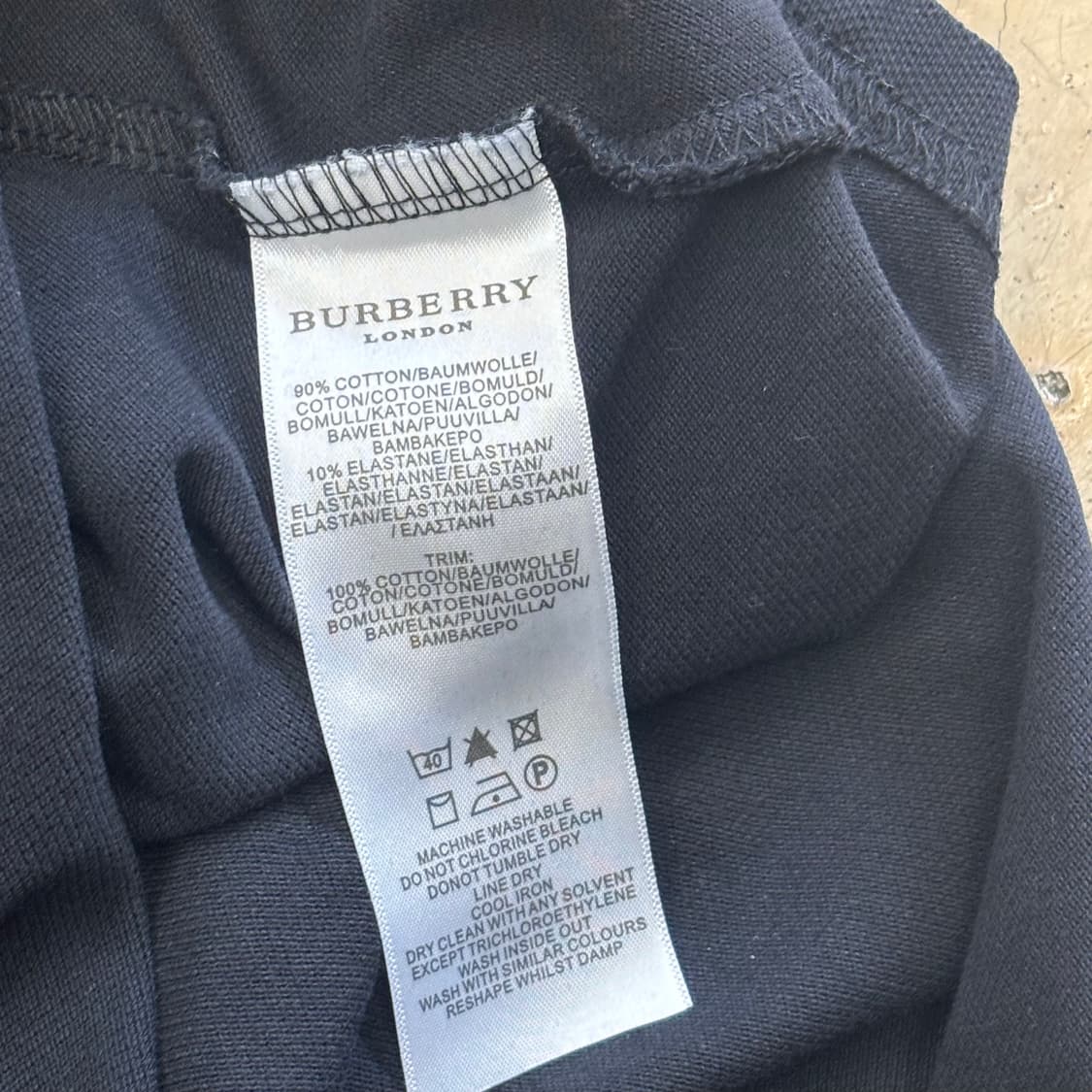 버버리 소매 노바체크 포인트 여성 카라 short T-shirt 04 상품이미지5