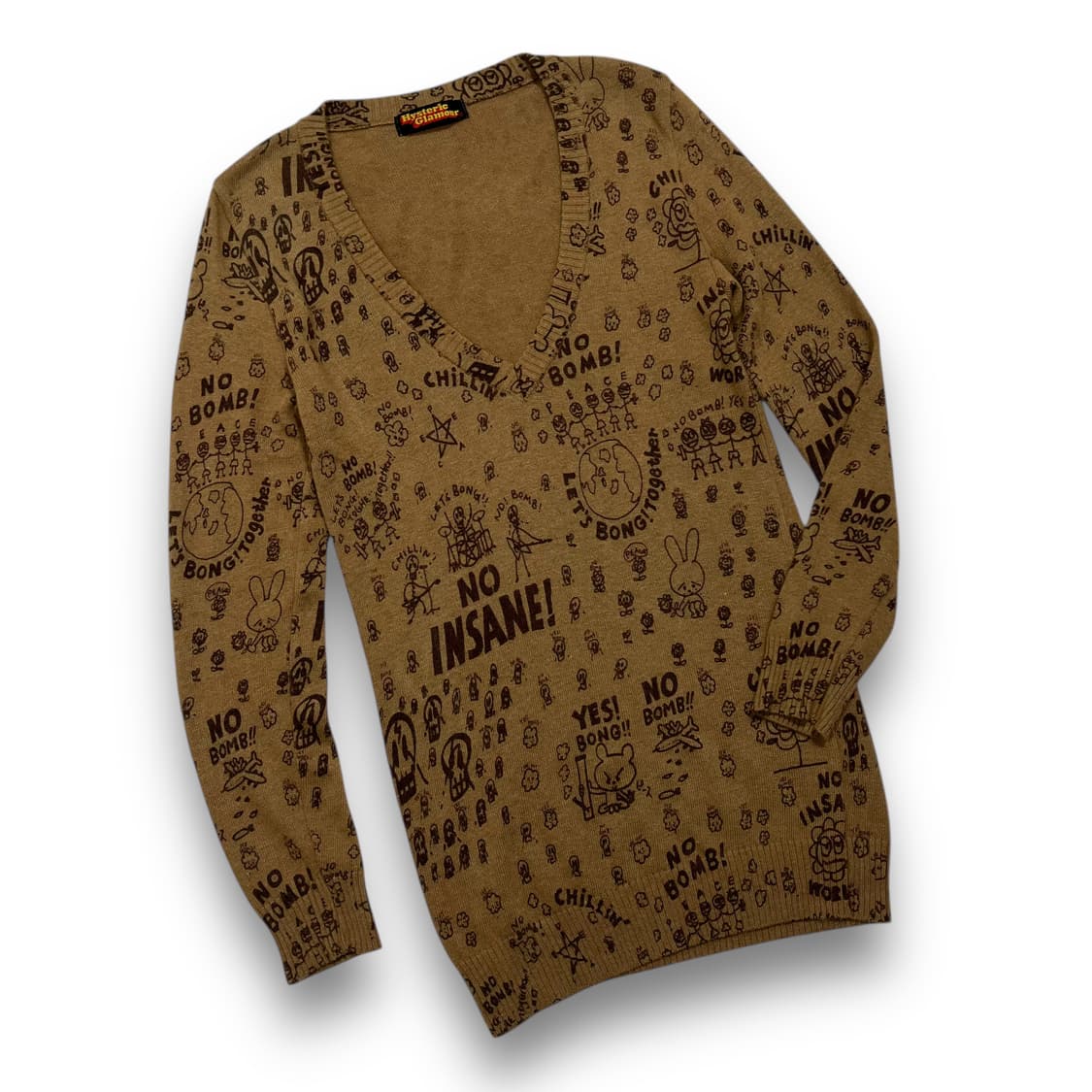 Hysteric Glamour 'Yes Bong No bomb' knit 상품이미지1