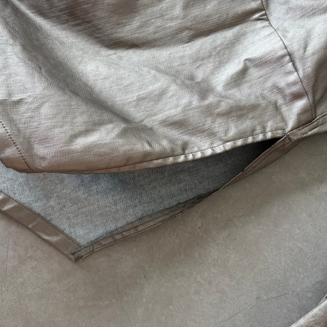 릭오웬스 포크 포켓 아우터셔츠 메탈릭 54 상품이미지5