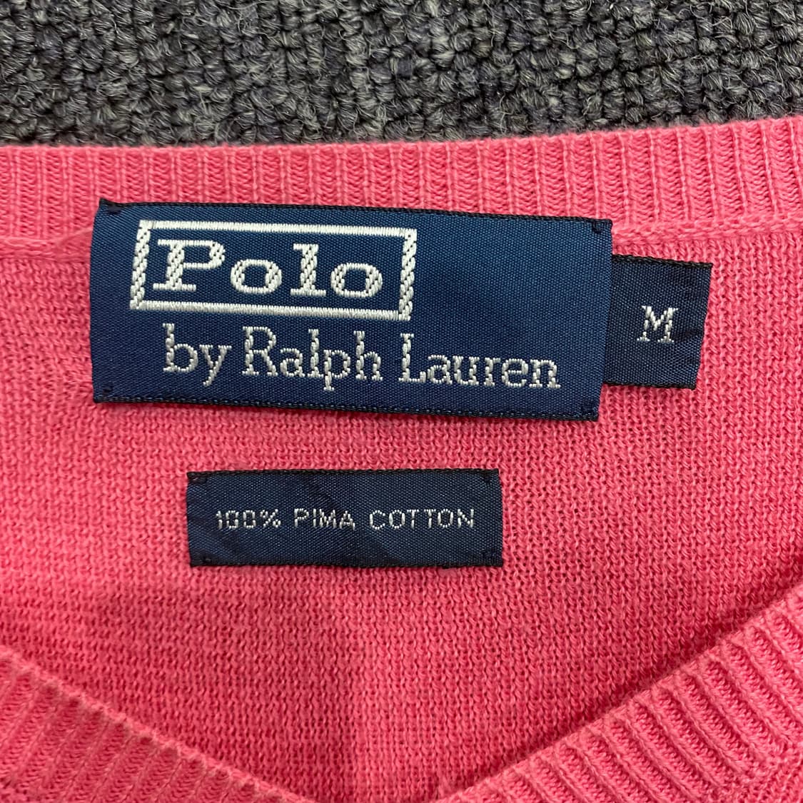 폴로 브이넥 니트 상품이미지7