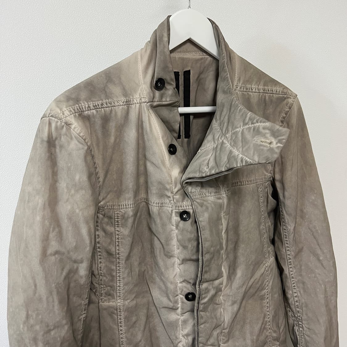 릭오웬스 13FW 다크쉐도우 더티 슬레이브 봄버 자켓 펄 상품이미지5